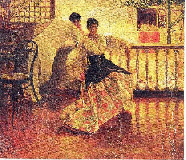 Juan Luna Tampuhan oil painting picture